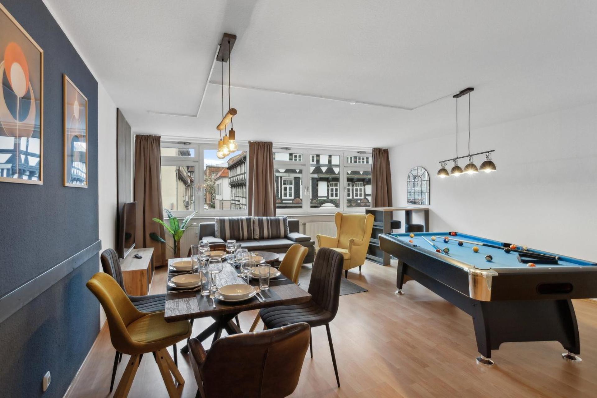 Charysma - Billard-Loft, Fussgaengerzone, Schlafzimmer Mit Smart-Tv, Parkplatz هاملن المظهر الخارجي الصورة